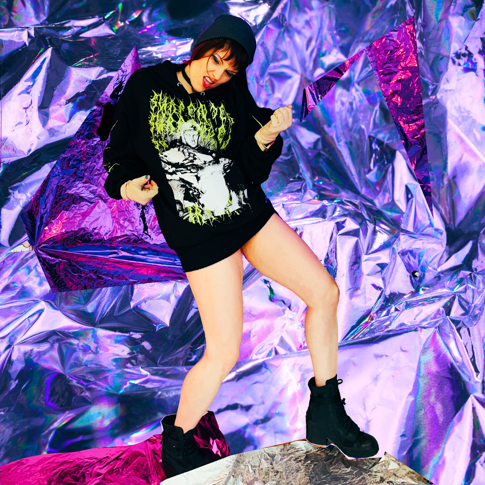 St Moore a Spacegirl on the Moon